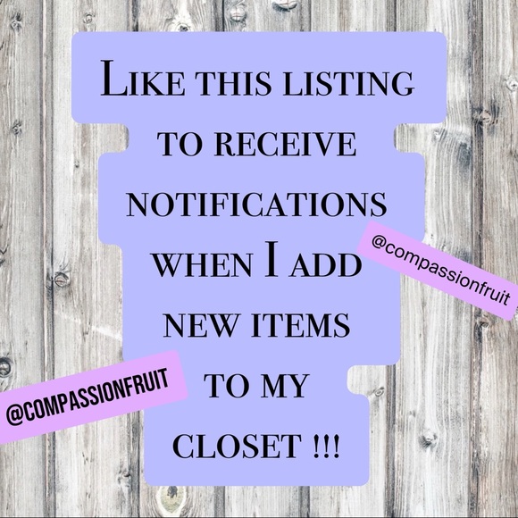 Other - *NEW LISTINGS ADDED* @compassionfruit